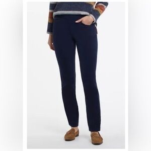 COPY - Tribal velvet stretch straight leg slim black jeans
